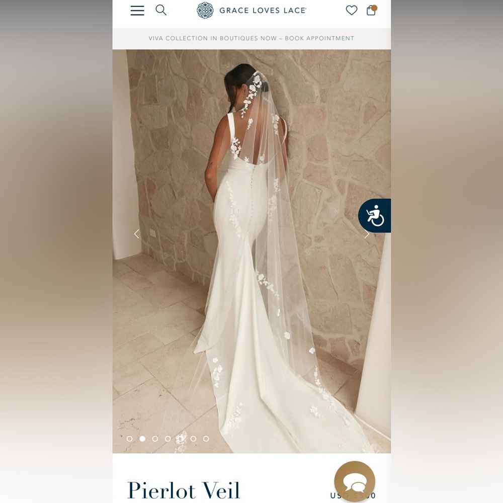 Grace Loves Lace Pierlot Veil